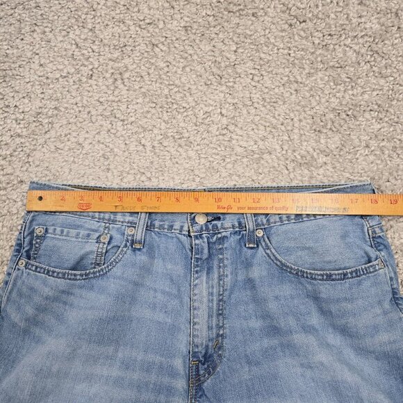 Levis 559 Jeans Men 36x30 (Fits 35x29) Blue Relaxed Straight Fit Light Wash - Picture 9 of 13